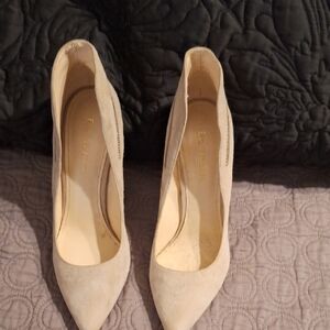 Enzo Angiolini Cream Women's Heels